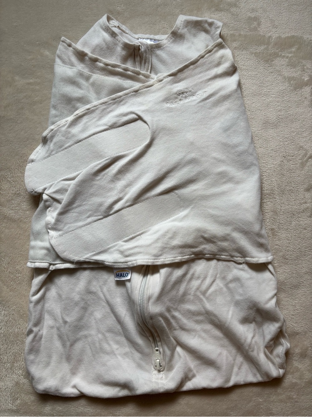 Halo sleep sack Newborn Cream
